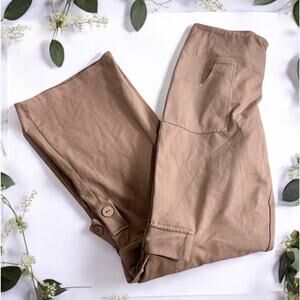 Wicked by Women with Control By Renee Greenstein Brown Cargo Pants Sz S Boot Leg